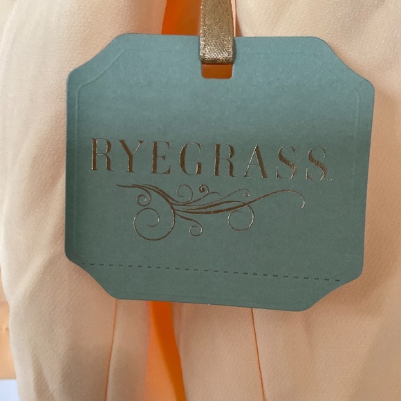 RYEGRASS Lightweight Twill Yellow Cropped Moto Jacket Size Large - Picture 3 of 12